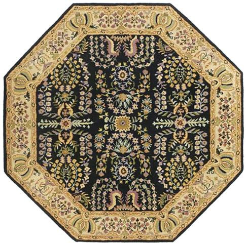 Sarouk - Black / Beige Rug : Persian Tufted Collection - Photo Museum Store Company