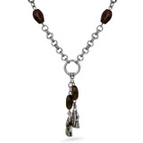 Lewis Chessmen Necklace, with garnet - Museum Shop Collection - Museum Company Photo