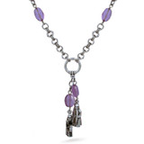 Lewis Chessmen Necklace, with amethyst - Museum Shop Collection - Museum Company Photo