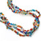 Mosaic Glass Chip Triple Strand Necklace - Museum Shop Collection - Museum Company Photo