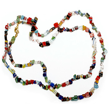 Mosaic Glass Chip Necklace - Museum Shop Collection - Museum Company Photo