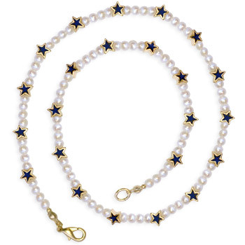 Star and Pearl Necklace - Museum Shop Collection - Museum Company Photo