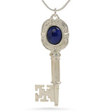 Centennial Key Pendant with Lapis, sterling silver - Museum Shop Collection - Museum Company Photo