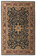 Regal - Black / Burgundy Rug : Persian Tufted Collection - Photo Museum Store Company