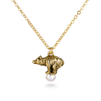 Faberge Bear on a Pearl Pendant - Museum Shop Collection - Museum Company Photo