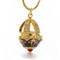 Jeweled Basket Egg Pendant, gold finish - Museum Shop Collection - Museum Company Photo