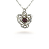 Art Nouveau Knot Pendant with Amethyst, s/s - Museum Shop Collection - Museum Company Photo