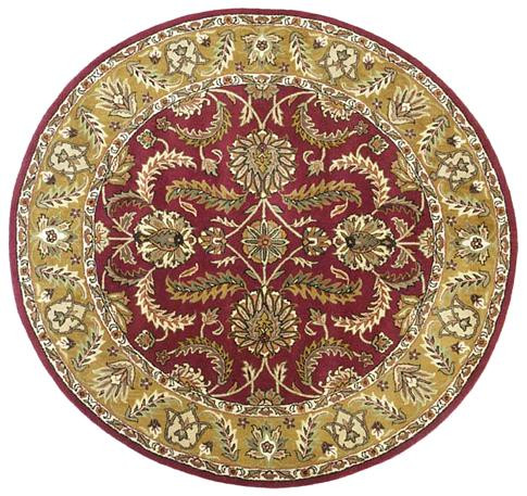 Kashan - Red / Gold Rug : Persian Tufted Collection - Photo Museum Store Company