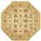 Morris - Beige / Dusty Gold Rug : Persian Tufted Collection - Photo Museum Store Company