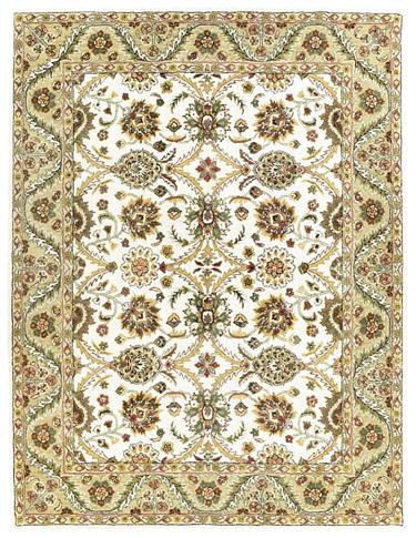 Morris - Beige / Dusty Gold Rug : Persian Tufted Collection - Photo Museum Store Company