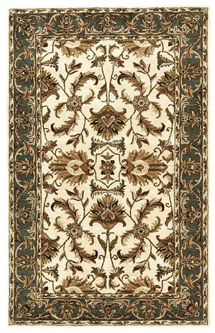 Devotion - Beige / Sage Rug : Persian Tufted Collection - Photo Museum Store Company