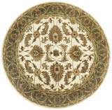 Devotion - Beige / Sage Rug : Persian Tufted Collection - Photo Museum Store Company