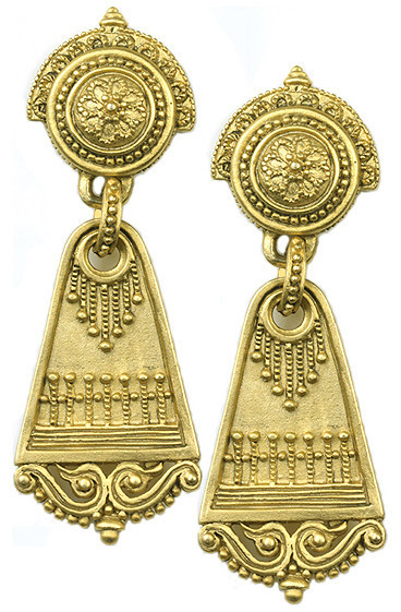 Dangle Roman post-earrings - Museum Shop Collection