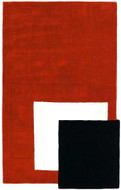 Generations - Red / Black Rug : Contemporary Tufted Collection - Photo Museum Store Company