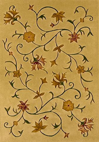 Autumn - Tan / Gold Rug : Contemporary Tufted Collection - Photo Museum Store Company