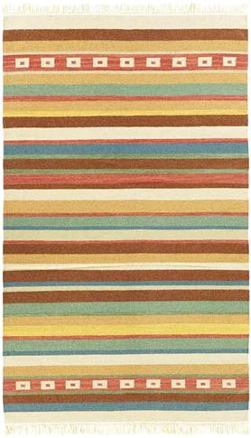Bistro - Multi / Multi Rug : Wool Flat Weave Collection - Photo Museum Store Company