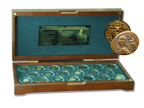 Genuine 20 Coins from 20 Centuries Box: A Retrospective Collection  : Authentic Artifact - Museum Company Photo