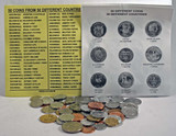 Genuine 50 Different Coins From 50 Countries : Authentic Artifact - Museum Company Photo