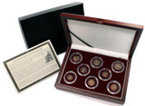 Genuine Constantine Dynasty: Box of 8 Roman Bronze Coins  : Authentic Artifact - Museum Company Photo