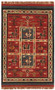 Tribal - Brick / Rust Rug : Wool Flat Weave Collection - Photo Museum Store Company