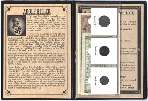 Genuine Nazi Fuhrer: Dictaor Adolf Hitler Album : Authentic Artifact - Museum Company Photo