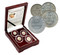 Genuine Stalin's "Death Sentence" Coins: Box of 4 Russian Silver Coins  : Authentic Artifact - Museum Company Photo