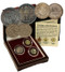 Genuine The Last Royal Houses Of Europe: Box of 3 Silver Coins  : Authentic Artifact - Museum Company Photo