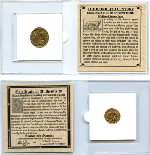 Genuine Urbs Roma Commemorative Coin Mini (C) : Authentic Artifact - Museum Company Photo