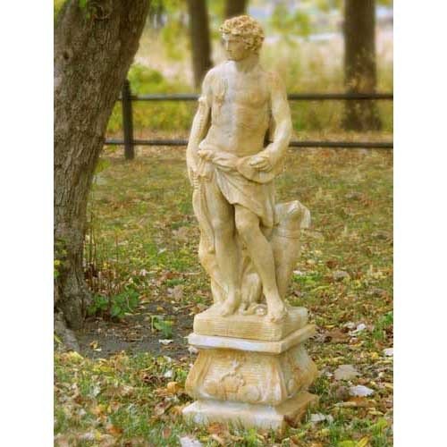 Apollo of Hunt with Dog Statue - Museum Replica Collection Photo