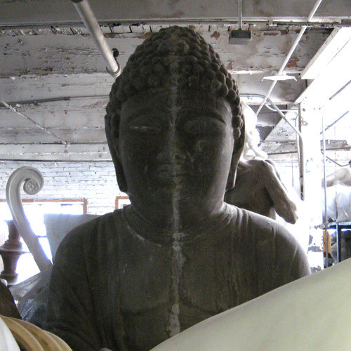 colossal buddha general view cave 20 north wall