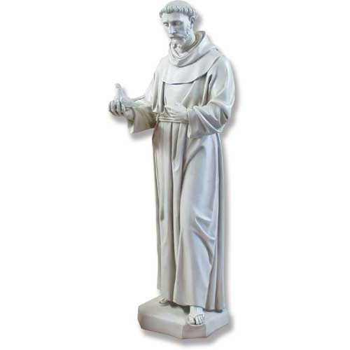 Saint Francis with Dove Statue - Museum Replicas Collection Photo