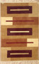 Hearth - Tan / Brown Rug : Chenille Flat Weave Collection - Photo Museum Store Company