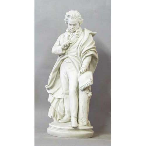 Ludwig van Beethoven Standing Statue - Museum Replicas Collection Photo