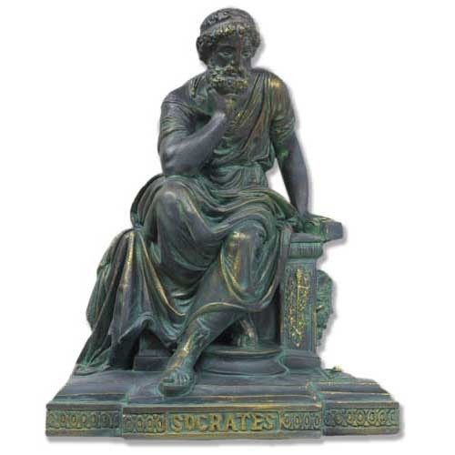 Socrates Seated Statue - Museum Replicas Collection Photo