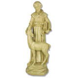 Saint Francis With Deer Sculpture - Museum Replicas Collection Photo