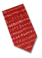 Museum Designs Languages Necktie - Photo Museum Store Company
