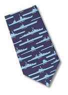 Museum Designs Navy Ships and Subs Necktie - Photo Museum Store Company