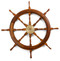 Ship's Wheel (Solid Hardwood) - the ultimate nautical gift - Photo Museum Store Company