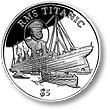 Titanic $5 Coin  This RMS Titanic Collectible $5 Coin - Photo Museum Store Company