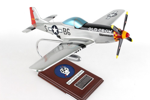 P-51d Mustang Silver Old Crow 1/24  - United States Air Force (USA) - Museum Company Photo