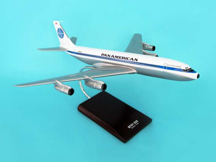 ブリキ飛行機、PANAMボーイング707ラインマートイ ブリキ飛行機、PANAMボーイング707ラインマートイ（国産ブリキ