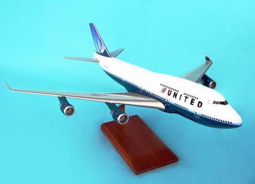 United 747-400 1/100 2009 Livery  - United Airlines (USA) - Museum Company Photo