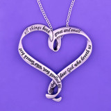 Coleridge "All Things" Sterling Silver Necklace - Inspirational Jewelry Photo