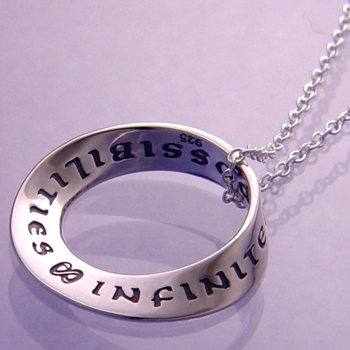 Infinite Possibilities Sterling Silver Necklace - Inspirational Jewelry Photo