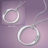 Dream In Gaelic Sterling Silver Necklace - Inspirational Jewelry Photo