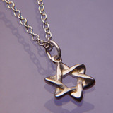 Star Of David Sterling Silver Necklace - Inspirational Jewelry Photo
