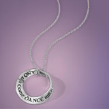 Come Dance With Me In Ireland Sterling Silver Necklace - Inspirational Jewelry Photo