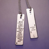 Romeo & Juliet Sterling Silver Necklace - Inspirational Jewelry Photo