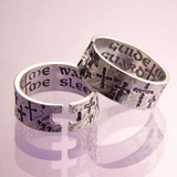 Guide Me Waking  Sterling Silver  Sterling Silver Ring - Inspirational Jewelry Photo