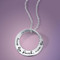 Live By Faith Not By Sight Sterling Silver Necklace - Inspirational Jewelry Photo